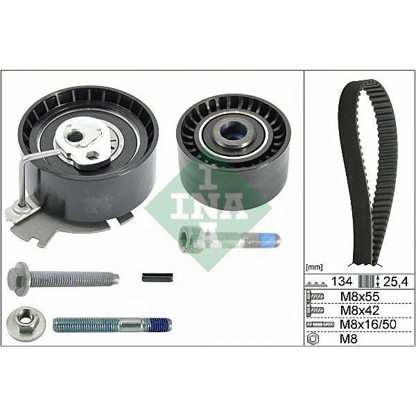 INA EKSANTRİK GERGİ KİTİ P206-207-307-308-PARTNER-C2-C3-C4-XSARA-BERLINGO 1.6-1.6 16V TU5JP4 DFM SUCCE 1.6 16V 09-13 TU5JP4 (0831.L2)