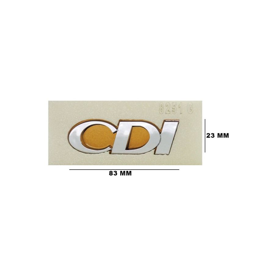 Lemar Yazı Tip Yazısı Vito Cdı Krom (A639 817 12 00)