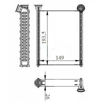 ORIS KALORİFER RADYATORU BRAZİNG RENAULT MEGANE IV-KADJAR-TALISMAN (271154677R)