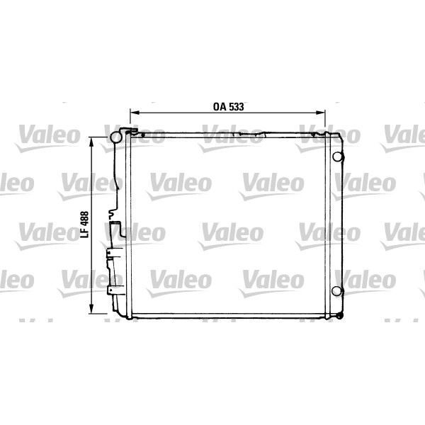 VALEO RADYATÖR MERCEDES 320 (A1245009003)