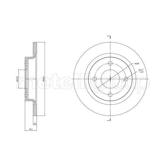 CIFAM ARKA FREN DISK AYNA FIESTA 17> (2096336)