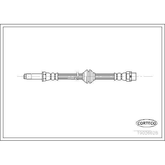 CORTECO FREN HORTUMU ON BMW E46 E85 E86 (34326766966)