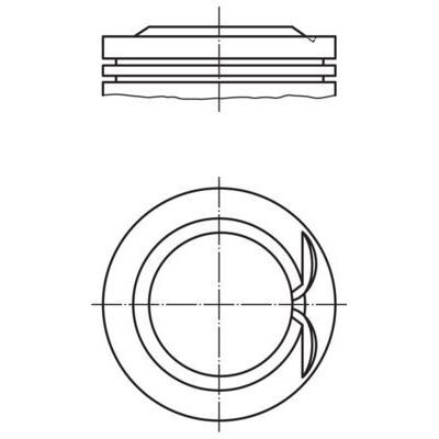MAHLE PİSTON (71 MM) CADDY/GOLF/POLO/TOURAN 1.2 TSI (04E107065DC)