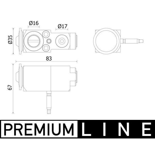 MAHLE KLIMA VALFI PREMIUM LINE BMW G30 G32 G11 G14 G15 G16 G05 G06 G07 (6411936171064119496915)