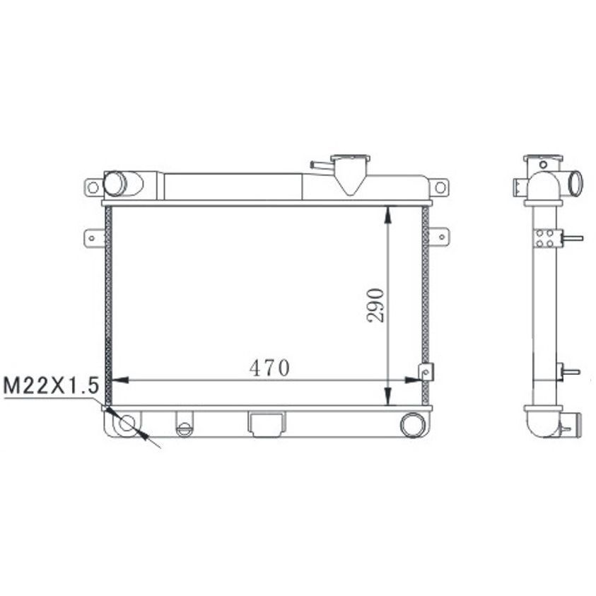ORIS RADYATÖR M131 EM-YM 470X292X34 3 SIRA SÜPER (5953475)