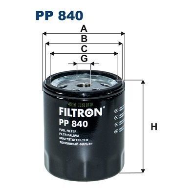 FILTRON YAKIT FILTRESI MERCEDES OM615 OM616 OM617 W123 S123 C123 W460 (A0010920401)