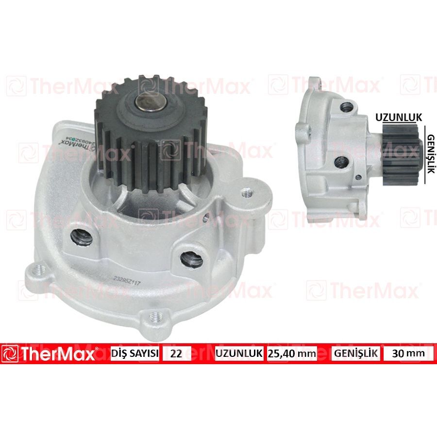 THERMAX DEVİRDAİM KIA BESTA SPORTAGE MAZDA 626-E2200-SUZUKİ VITARA OK71015010BY (0K04R15010A)