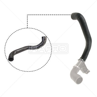 RAPRO TURBOSARJ HORTUMU SOL MERCEDES SPRINTER B901 B905 BUYUK (A9015284782)