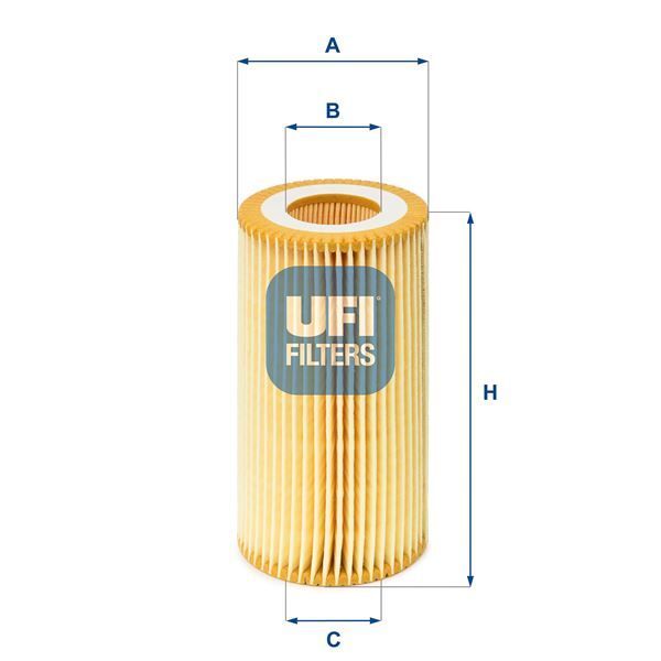 UFI YAG FILTRESI MERCEDES OM611 W203 W211 W210 W639 B901>B904 (A6111800009)