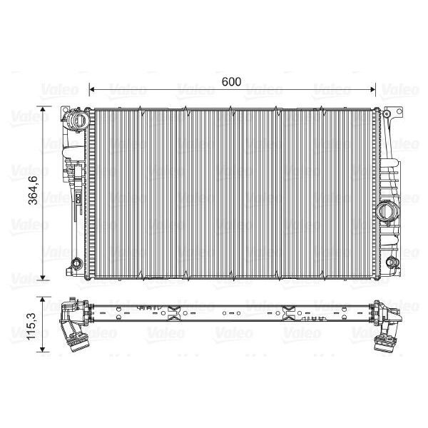 VALEO MOTOR SU RADYATORU BMW F20 F21 F22 F23 F30 F31 F34 F35 F32 F33 F36 (17118672104)