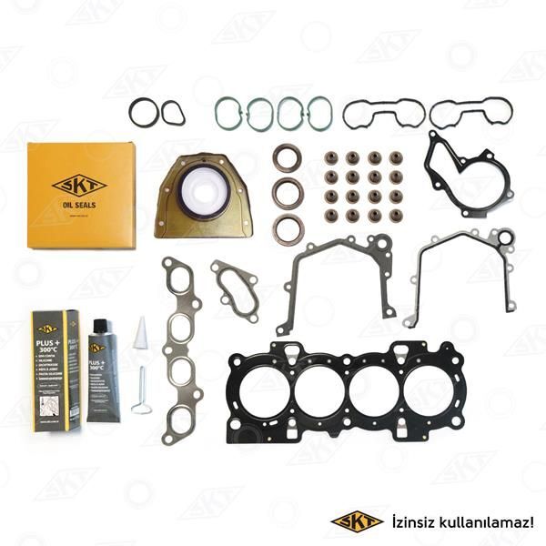 SKT TAM TAKIM CONTA FİESTA. FOCUS. PUMA SİLİNDİR KAPAK CONTALI 1.6 16V ZETEC S 100HP BENZİNLİ MOTORLAR (YS4G6008AA)