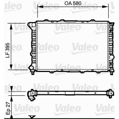 VALEO RADYATÖR KLİMALI ALFA 156 1.6 T.S 1.8 T.S 2.0 2.5 97-05 SW 156 1.6 T.S 1.8 T.S 97-06 (60651921)