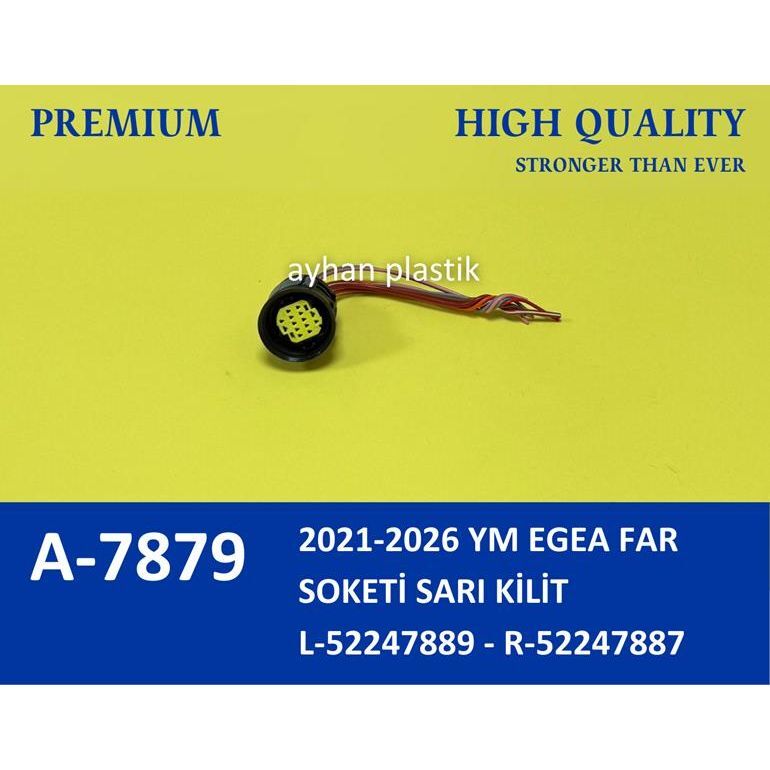 AYHAN FAR SOKETİ SARI KİLİT YM FIAT EGEA 2021-2026 (52247887)