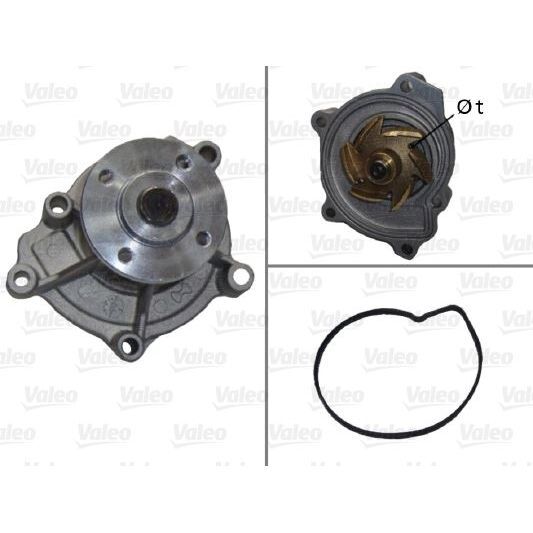 VALEO DEVIRDAIM POMPASI MERCEDES M166 OM668 W168 W414 (A1662000720)