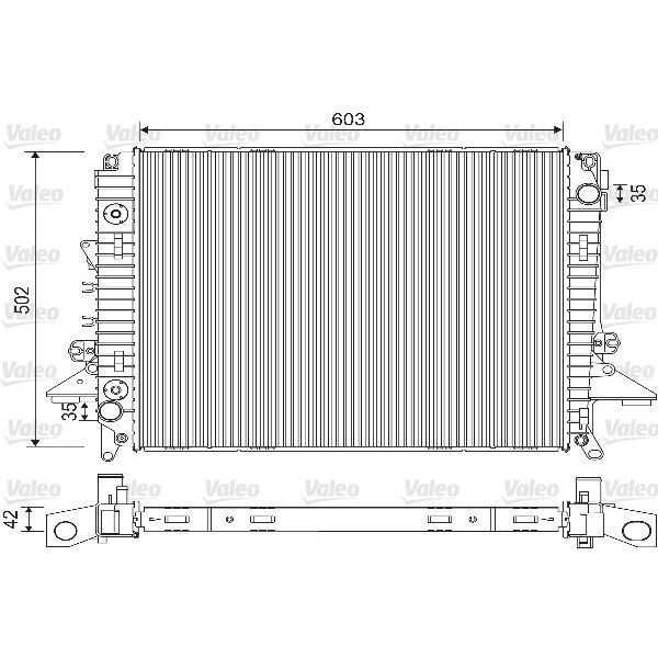 VALEO RADYATÖR LAND ROVER DISCOVERY III- IV- ROVER SPORT 2.7 D (LR021778)