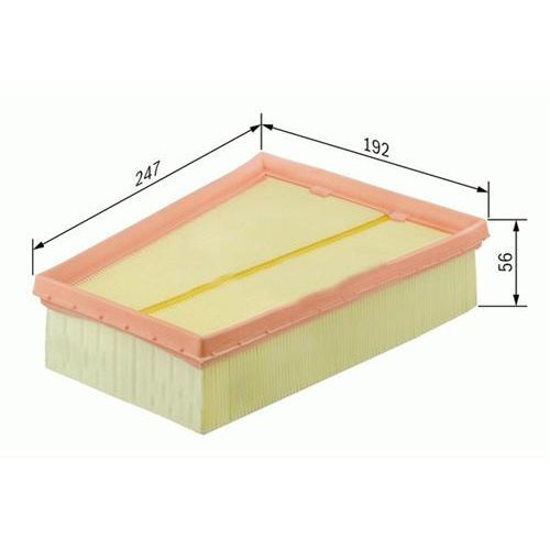 SARDES HAVA FİLTRESİ MEGANE III 08>15 GRAND SCENIC III 09> FLUENCE 09> 1.2TCE 1.4TCE 1.5DCI 1.6 1.9DCI 2.0 (165465434R)