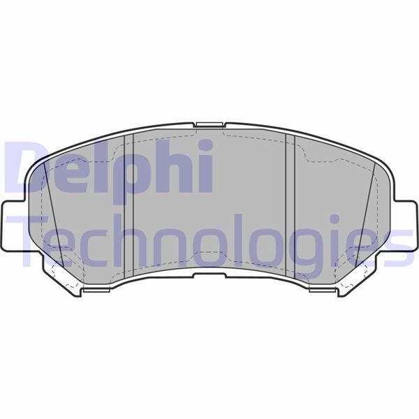 DELPHI ÖN BALATA QASHQAI 1.5 DCİ-1.6-2.0-2.0 DCİ 07 XTRAIL 2.0-2.0 DCİ-2.5 07 KOLEOS 2.0 DCI 08 (410600023R)