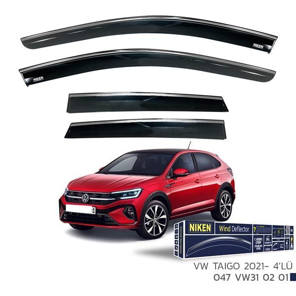 NIKEN KROMLU CAM RÜZGARLIĞI VW TAIGO 2021- 4LÜ