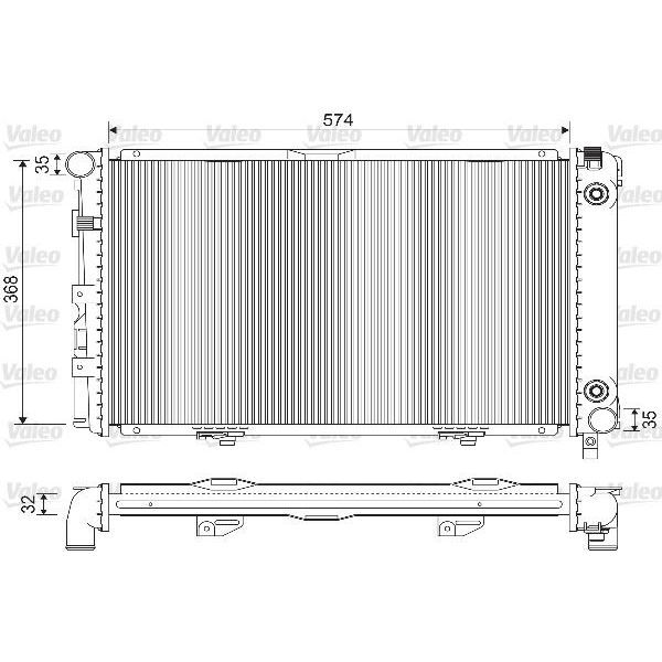 VALEO MOTOR SU RADYATORU MERCEDES W201 85 93 KLIMALI / OTOMATIK SANZIMAN (A2015004103)