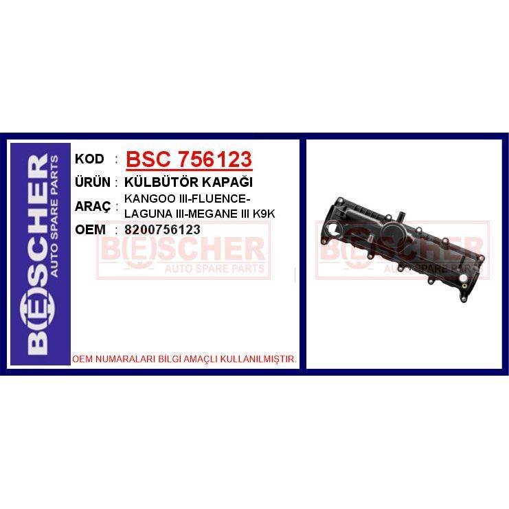 BESCHER KÜLBÜTÖR KAPAĞI KANGOO III-FLUENCE-LAGUNA III-MEGANE III K9K (8200756123)