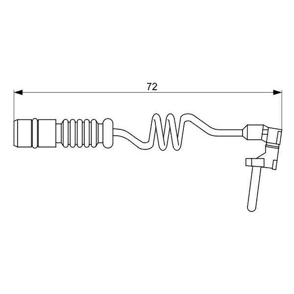 BOSCH BALATA FISI MERCEDES W461 W463 W163 W163 (A2025400717)