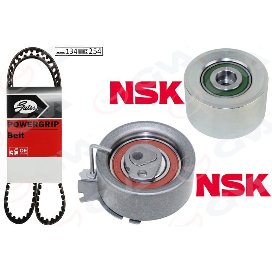 GVA EKSANTRİK GERGİ KİTİ 134X254 P206-307-PARTNER-BERLINGO-C3-XSARA 1.6 16V NFU TU5JP4 K015581XS (0831.L6)