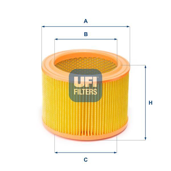 UFI HAVA FİLTRESİ BERLINGO 96- - P.306 98-01 - PARTNER 96- - XSARA 97-00 1.8D - 1.9D (1444)