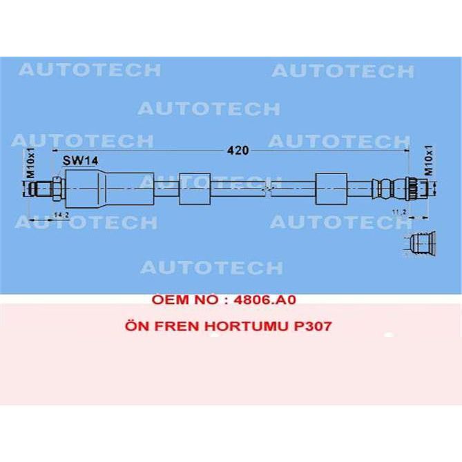 AUTOTECH ÖN FREN HORTUMU KIA CAPITAL