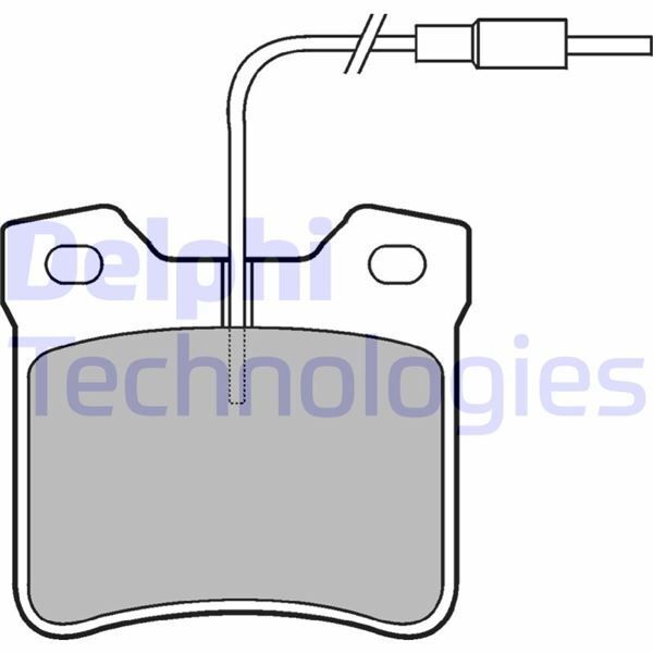 DELPHI FREN BALATASI ARKA MERCEDES W638 B901 B902 . PEUGEOT 406 605 (4251.93)