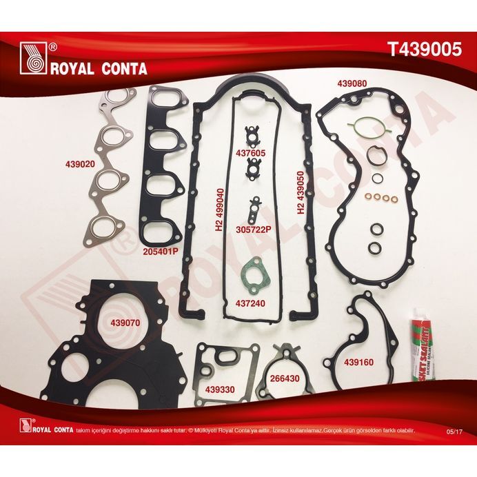 ROYAL MOTOR TAKIM CONTA SKC.KEÇE VE S.LASTİĞİ YOKTUR SKCSİZ CONNECT 1.8 TDCI 02>14 FOCUS I 98>04 1.8TD (2M5Q6008AAT)