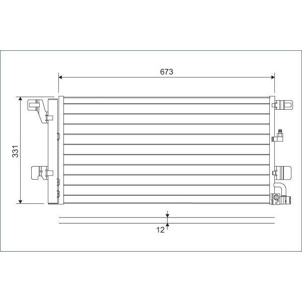 VALEO KLİMA RADYATÖRÜ A4/A5 16> (8W0816421)