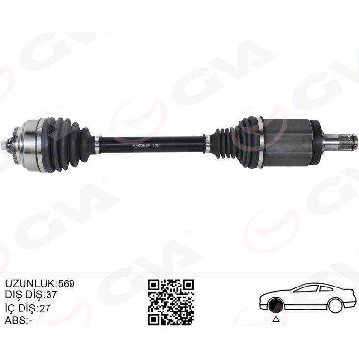 GVA KOMPLE AKS ON SOL OTM. SANZ. BMW F07 F01 F02 F03 F04 XDRIVE (31607606027)