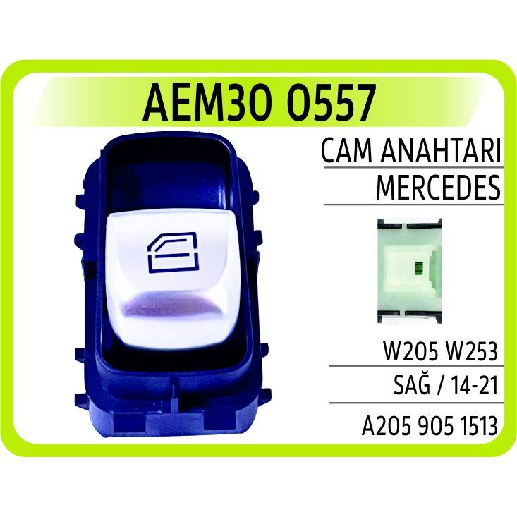 AEM CAM ACMA SALTERI TEKLI. BEJ 8R73 MERCEDES W205 X253 (A2059051513)