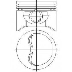 YENMAK MOTOR PİSTON SEGMAN FIAT TEMPRA-TİPO TOFAŞ SLX 1600 86.40 ÇAP 0.60 (46422566)