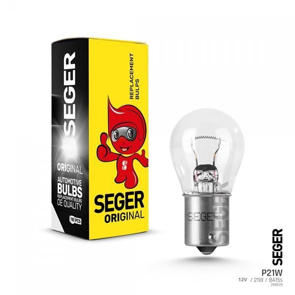SEGER AMPUL P21W 12V 21W BA15S 93 STANDART YENİLEME
