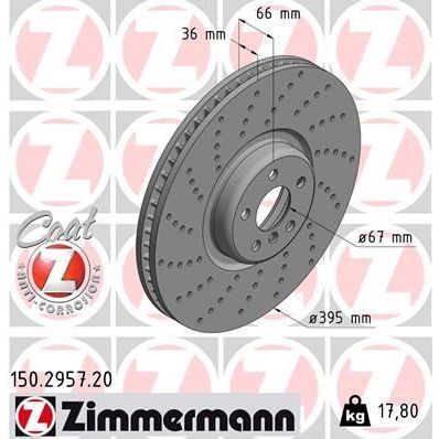 ZIMMERMANN FREN AYNASI ON SOL BMW G30 G11 X6 G06 (34106887657)