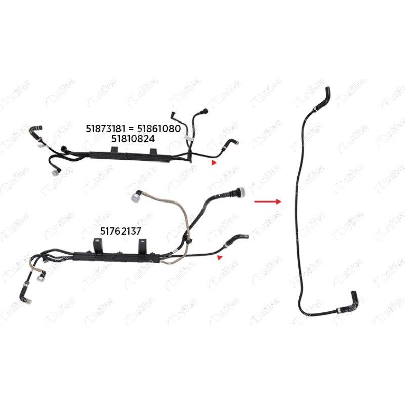 NIFEA YAKIT BORUSU BRAKET HARIC NEW DOBLO 1.3 MULTIJET (51873181)
