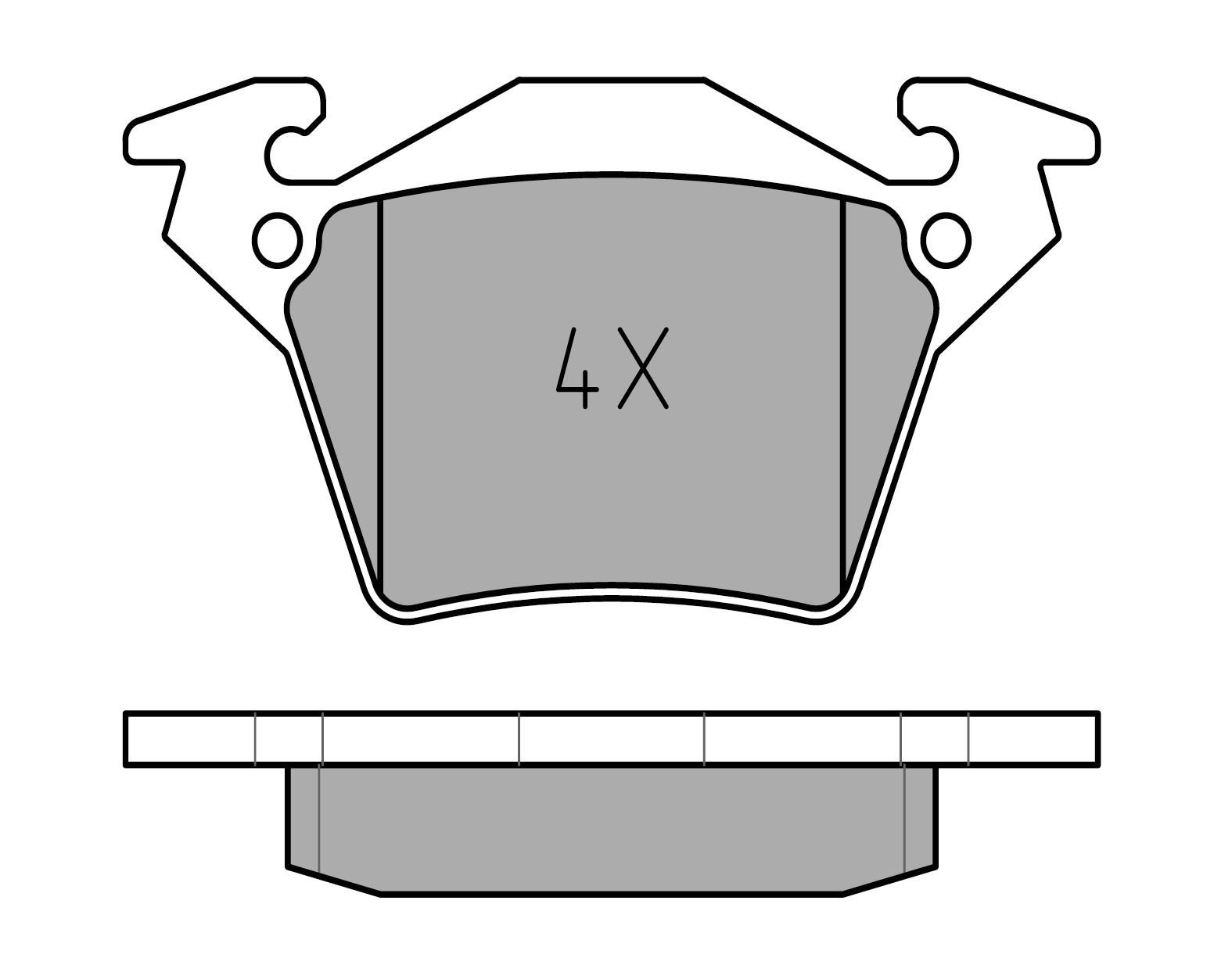Meyle Fren Balatası Arka W638 (A003 420 02 20)