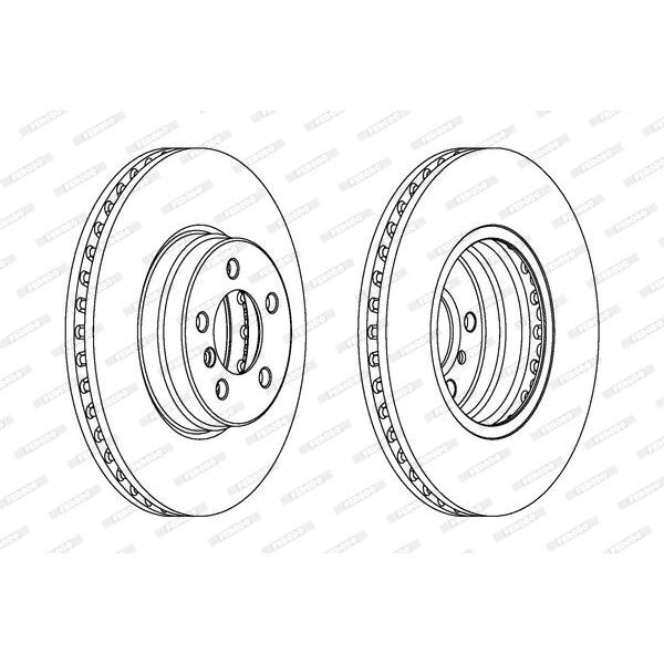 FERODO ÖN FREN AYNASI ADET LANDROVER-RANGEROVER 4X4 02-12 (SDB500181)