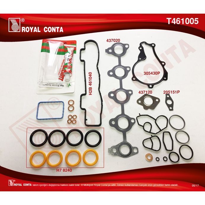 ROYAL MOTOR TAKIM CONTA SKC.KEÇE VE S.LASTİĞİ YOKTUR SKCSİZ FOCUS II 1.6 TDCI 04 11 FIESTA 1.6 TDCI 02 08 FUSION 1.6 TDCI 04 14 VOLVO C30 06 12 S40 II 06 12 S80 II 06 12 V50 05 12 V70 III 09 11 1.6D-206- (0197.07)