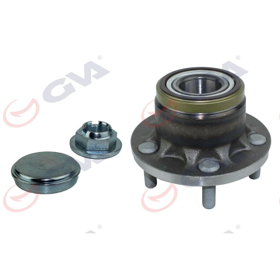 GVA ARKA TEKER PORYASI RULMANLI KİT TRANSİT- CONNECT 1.8 02-13 ABS Lİ 5 BİJON (1362872)