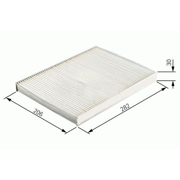 SARDES POLEN FİLTRESİ POLO3-POLO CLASSIC-GOLF3-GOLF4-BORA-A3-TOLEDO 97-04 -PASSAT 01-05 (1H0819644)