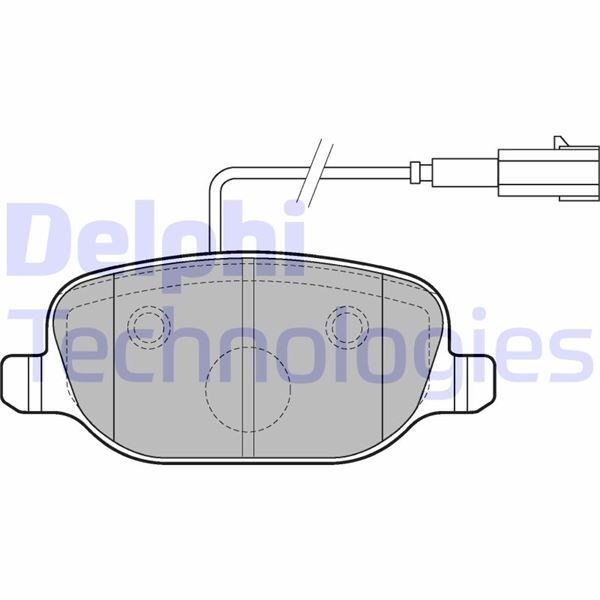 DELPHI FREN BALATASI ARKA ALFA ROMEO GİULİETTA 10 FİŞLİ (71770096)
