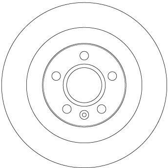 TRW ARKA FREN DİSKİ VOLVO XC40 536 2017 2021 CAP 302X 5 BIJON 16 İNÇ (31471477)