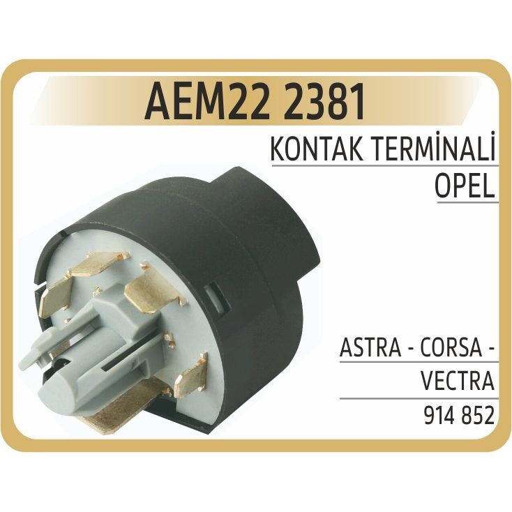 AEM KONTAK TERMİĞİ ŞALTERİ OPEL ASTRA F 91- -CORSA B 93-00 -TIGRA A 94- -VECTRA A 88- (90389377)
