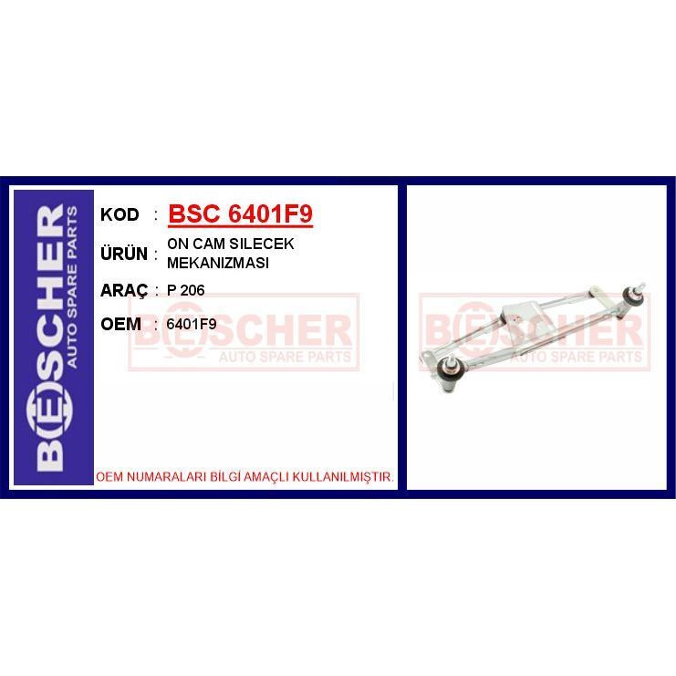 BESCHER ON CAM SILECEK MEKANIZMASI P 206 (6401.F9)