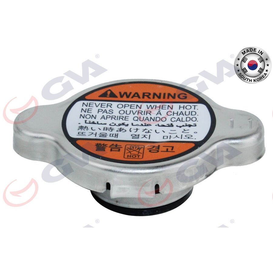 GVA RADYATÖR KAPAĞI HONDA SUBARU ISUZU KIA LEXUS MAZDA MITSUBISHI NISSAN SUZUKI TOYOTA CITROEN FORD OPEL PEUGEOT VW 1.1 KG/CM2 BASINÇ YÜKSEK TİP (2533038001)