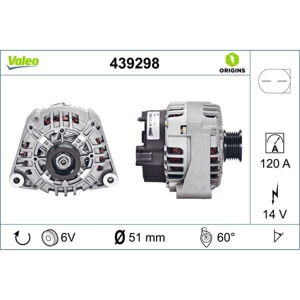 VALEO ALTERNATÖR MERCEDES (05097755AA)