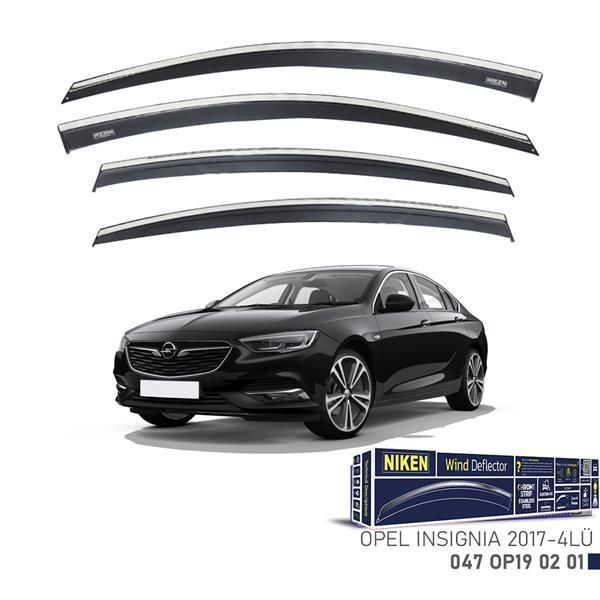 NIKEN KROMLU CAM RÜZGARLIĞI OPEL INSIGNIA 2017- 4LÜ