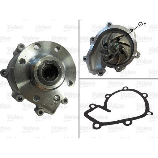 VALEO DEVIRDAIM POMPASI MERCEDES OM601 OM602 OM603 OM605 W201 W202 W124 W210 W463 W140 W638 B901 B904 (A6022000220)